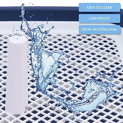 Qpets® Indoor Dog Potty Training Tray Mesh Puppy Toilet Non-Slip Reusable Easy Clean Pet Pee Poop for Small Medium Dogs 65x50cm 2 PCS Qpets® Indoor Dog Potty Training Tray Mesh Puppy Toilet Non-Slip Reusable Easy Clean Pet Pee Poop for Small Medium Dogs 65x50cm 2 PCS
